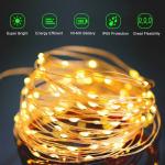 LED Outdoor Solar Lamp String Lights 100/200 LEDs Fairy Holiday Christmas Party