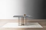 Solid Wood Top Restaurant Patio Furniture Dining Table Environmentally Friendly