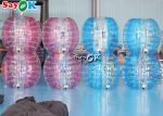 Inflatable Carnival Games Adult TPU PVC Body Zorb Bumper Ball Set Transparent