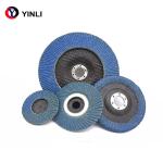 Round Type 4.5 Inch Flap Disc 40 Grit For Stainless Steel
