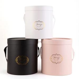 Wholesale Bio-degradable Round Floral Cylinder Boxes for Environmentally-Friendly Packaging from china suppliers