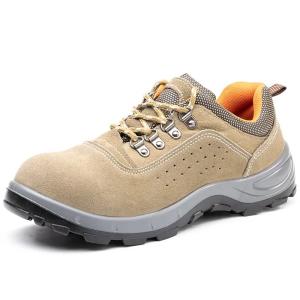 Wholesale PU / PU Sole Real Leather Shoes Unisex Safety Work Shoes For Men from china suppliers