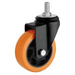 Adjustable Threaded Stem Ball Furniture Caster Load 100kg/110kg/130kg Smooth