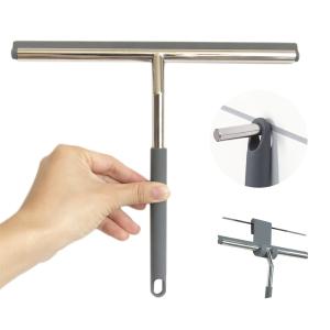 Wholesale Stainless Steel Window Squeegee With Silicone Blade / Hook from china suppliers