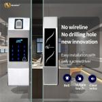 Fingerprint Frameless Glass Door Locks