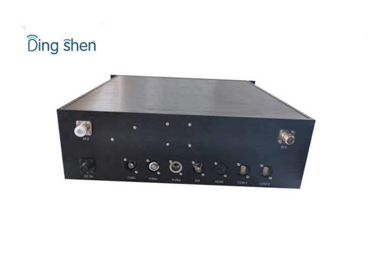 100km UAV Wireless Transmitter with Video and Data Transmission , RS232 / RS485 Control