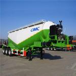 4 Axle fly ash pneumatic sand bulk cement tanker trailer manufacturers