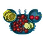Crab Shape Silicone Baby Tray Set Food Grade Eco Friendly Custom Logo