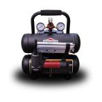 2 Gallon 8 Liters Briggs & Stratton Air Compressor Oil Free 0120241 DC Motor