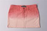 98% Cotton 2% Spandex Women's Skirts Clothing Gradient Color