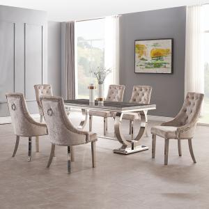 Wholesale 180cm Luxury Marble Dining Table from china suppliers