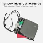 Slim Multifunctional RFID Blocking Neck Wallset Waterproof Travel Bags With