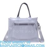 Wholesale Summer Clear Mesh PVC Beach Bags Transparent Design Tote Bags Women