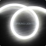 120v 6500k white emitting led neon flex rope lights trip ribbon tube soft hose