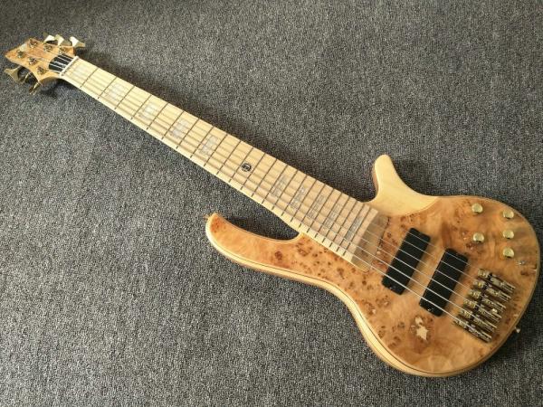 6 Strings Electric Bass Guitar Maple Body Active pickups Bass Guitar Music