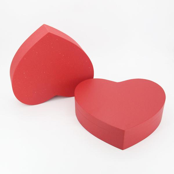 Custom Heart Shaped Gift Cardboard Paper Gift Box Packaging For Jewelry