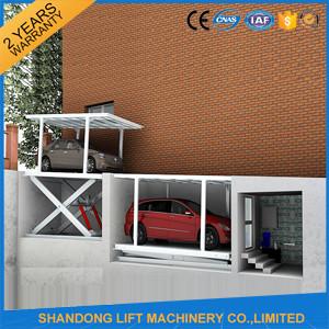 Wholesale CE Double Parking Car Lift , Residential Garage Portable Car Hoist Equipment from china suppliers
