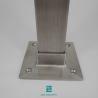 Buy cheap 42.4mm x 40x40mm Shaped Square Post Stainless Steel 316 Metal Railing Square from wholesalers