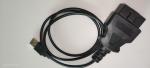 Practical OBDII To USB Cable 16 Pin Compatible For Car Diagnostic