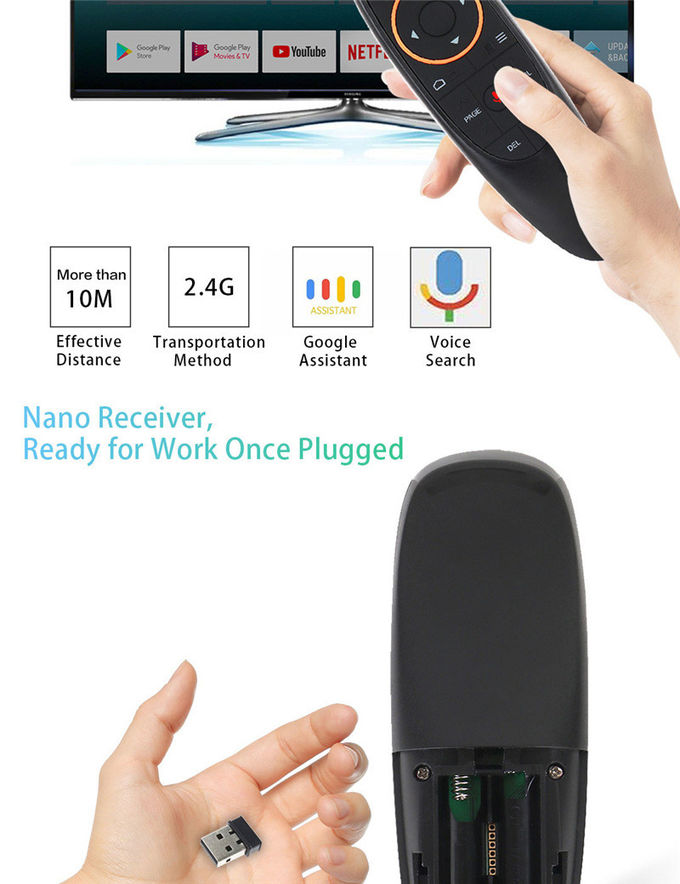 Mini Air Mouse Voice Remote control 2.4G Wireless Gyroscope Mouse for Android box
