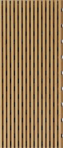Wholesale Customized Finish Sound Absorbing Wall Panel Grooved Wooden Acoustic Panels France A+ from china suppliers