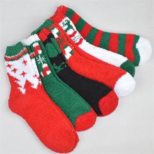 Wholesale High quality fancy jacquard women's coral fleece thick socks in high warmth for promotion from china suppliers