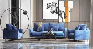 Wholesale Luxury Hotel Home Wedding Lobby Velvet Leather Modern Sectional Sofa from china suppliers