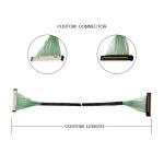 50 Pin 20380-R30T-06 LVDS EDP Micro Coaxial Cable Assembly 50P connector