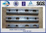 4 Holes Railroad Joint Bar Railway Fish Plate For GB 38kg 43kg Rail TB/T 2345