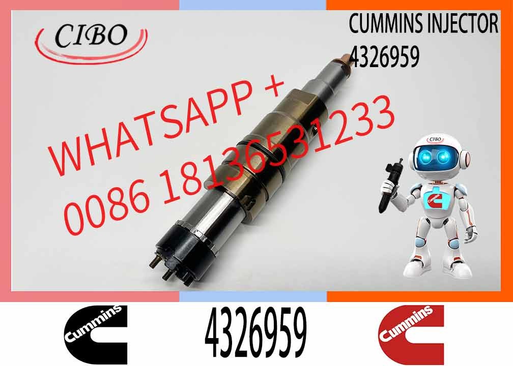 High Quality Diesel Engine 30hp Diesel Fuel Injector 4326959 Injector Fuel 4326959 2872284 2897320 2872544