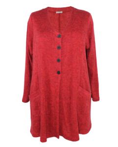Wholesale Casual Style Fashion Ladies Blouse Red Color Stretchable Front Side Pockets from china suppliers