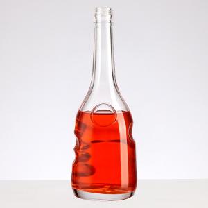 Wholesale Transparent 750ml Glass Bottle for Coffee Custom Label Vodka Whisky Rum Gin Liquor from china suppliers