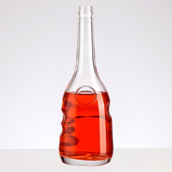 Super Flint 70cl Glass Vodka Bottle 700ml Tequila Whiskey Brandy Bottle for