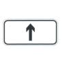 Buy cheap Low Cost Rectangular Shaped Sign Outdoor Direction Sign White and Black Traffic from wholesalers