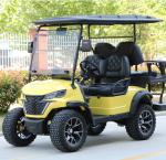 Prestigious Four Seater Golf Cart Advanced Suspension System Luxurious Seating