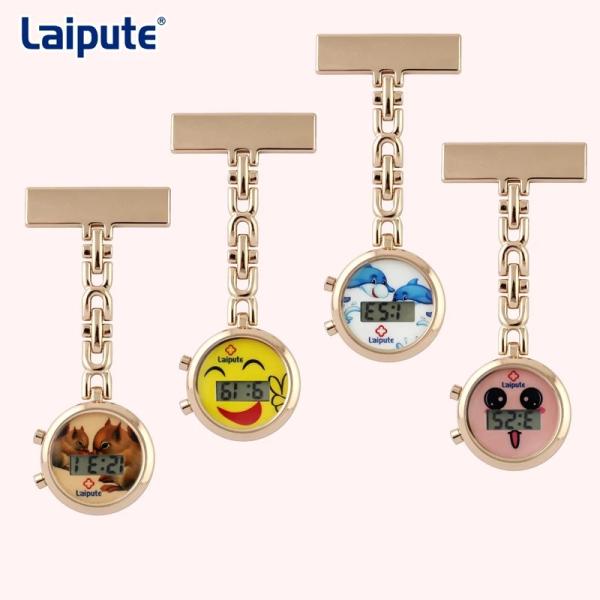 Digital Nurse Watch Brooch Fob Doctor Watch Electronics Doctor Clock Gift
