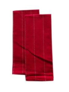 Wholesale Kitchen Towel Dish Towel Red with White Strip 16x28inch from china suppliers
