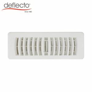 Wholesale HVAC Parts Plastic Air Vents PP Wall Mounted Floor Register White Air Outlet 3'' X 10'' from china suppliers