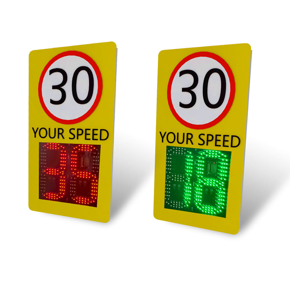 Waterproof Radar Speed Signs with ±1KM/H Accuracy and 433 Wireless Communication