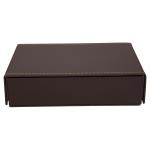 High Grade Pu Leather Jewelry Display Box For Necklace / Pendant 15 Spaces