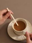 OEM Disposable Bamboo Stir Sticks Tea Stirrer FDA Certificate 190x5x1.3mm