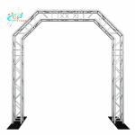 Exhibition Scaffolding 250mm LED Screen Goal Post Truss