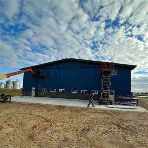 Wholesale Q355/ Q235 Steel Workshop Construction Designed With Portal Structure from china suppliers