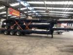 Tread 2180mm Van-type Hydraulic Steering 3 Axles Lowbed Semi Trailer for