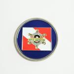 Dive Rescue 3D Relief Brass Metal Coins Antique Silver Plating With Soft Enamel
