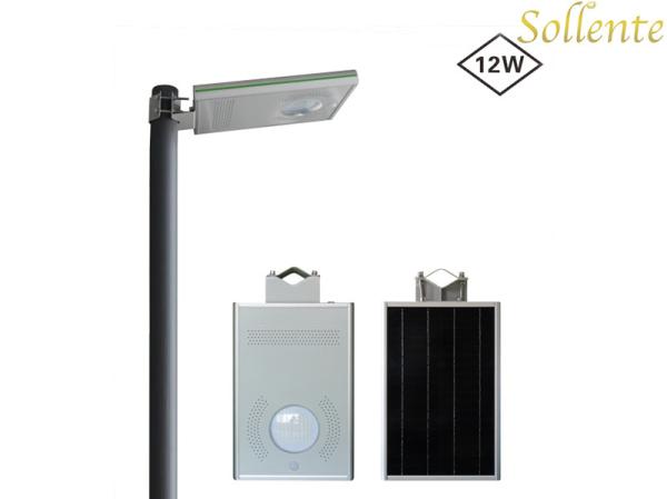 1200-1320lm Outside Integrated Solar Led Street Light Waterproof Solar Powered