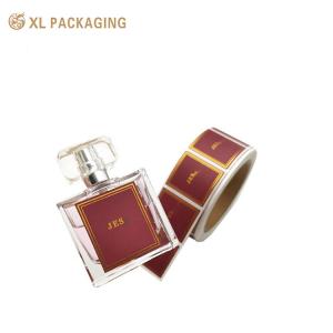 Wholesale Custom Adhesive PVC Gold Foil Personalized Perfume Bottle Packaging Logo Labels,Waterproof Package Vinyl Label Sticker Printing from china suppliers