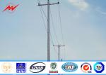 132kv High Strength Steel Power Pole For Transmission Distribution 15mm