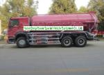 Sinotruk Howo 18000L Sewage Suction Truck With Vacuum Pump 10 Wheeler