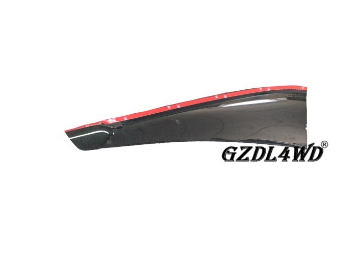 Black Acrylic Plastic Car Window Visor For Toyota Land Cruiser 80 Series OEM